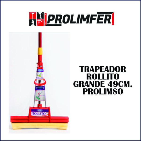 Trapeador rollito grande 49cm - PROLIMSO