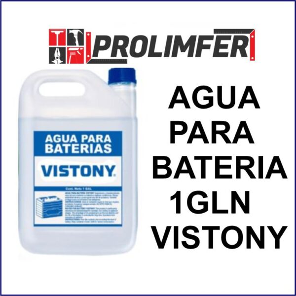 Agua para batería 1gln - VISTONY