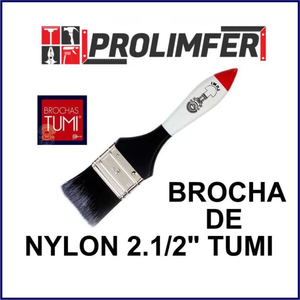 Brocha de nylon de 2.1/2” - TUMI