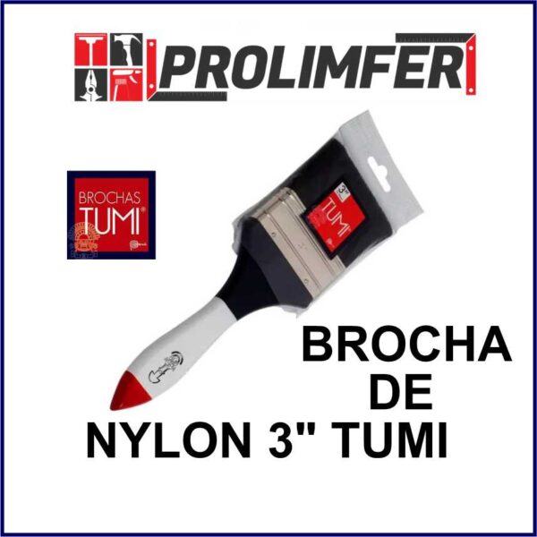 Brocha de nylon de 3” - TUMI