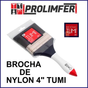 Brocha de nylon de 4” - TUMI