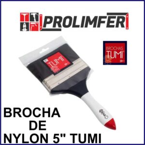 Brocha de nylon de 5” - TUMI