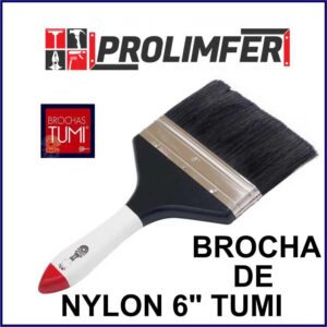 Brocha de nylon de 6”- TUMI