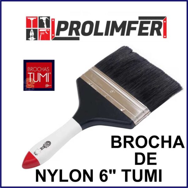 Brocha de nylon de 6”- TUMI