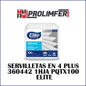 Servilleta en 4 plus 360442 1hja pqtx100 - ELITE