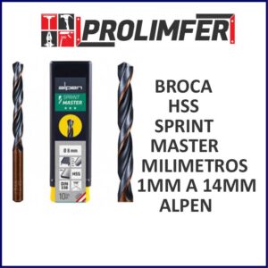 BROCA HSS SPRINT MASTER MILIMETROS 1MM A 14MM - ALPEN