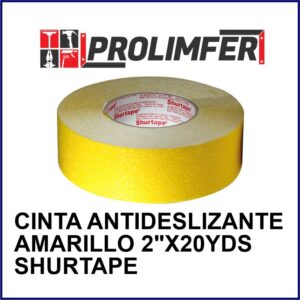 Cinta antideslizante amarillo as-60a 2x20yds - SHURTAPE