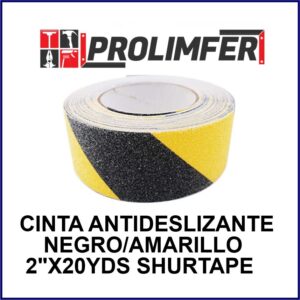 Cinta antideslizante negro-amarillo 2x20yds - SHURTAPE