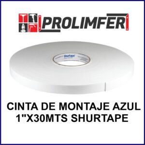 Cinta de montaje azul ft-605 1x30mts - SHURTAPE