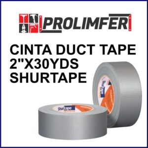 Cinta duct tape 2"x30yds - SHURTAPE